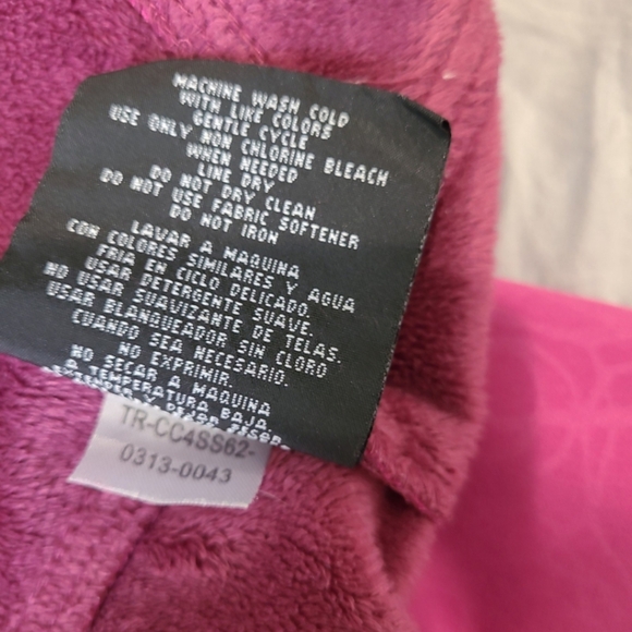 Double Diamond Women's SZ Med winter ski jacket fuschia w/muted floral print - Picture 9 of 12